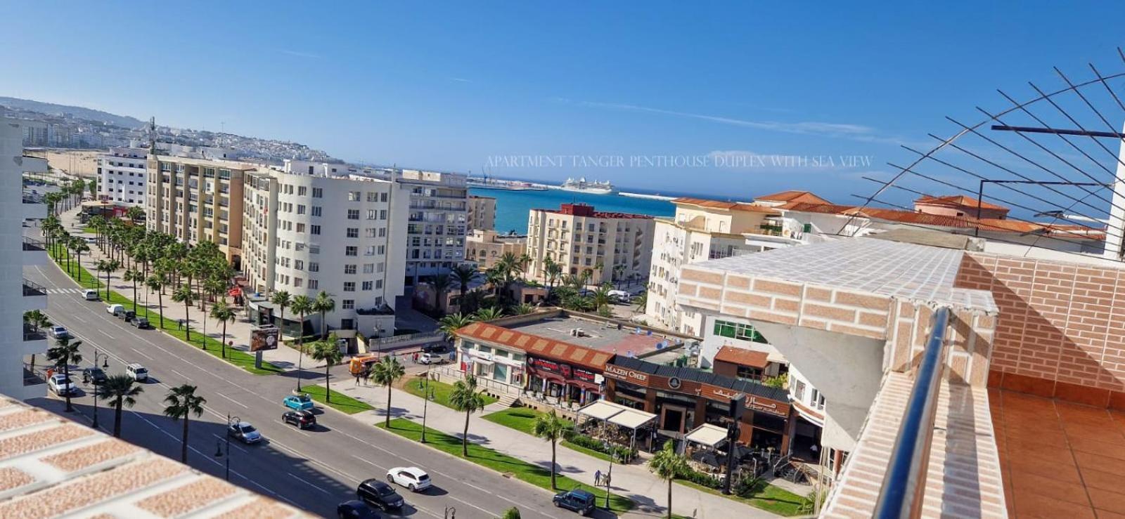 Apartment Tanger Penthouse Duplex With Sea View Exterior foto